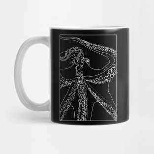 Octopus from below with frame Mug